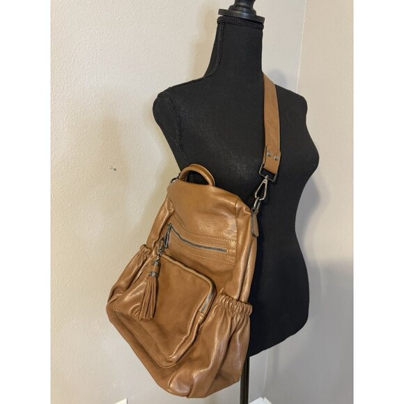 UTO Womens Backpack Purse Convertible Ladies Rucksack Crossbody Brown NEW. main image 8